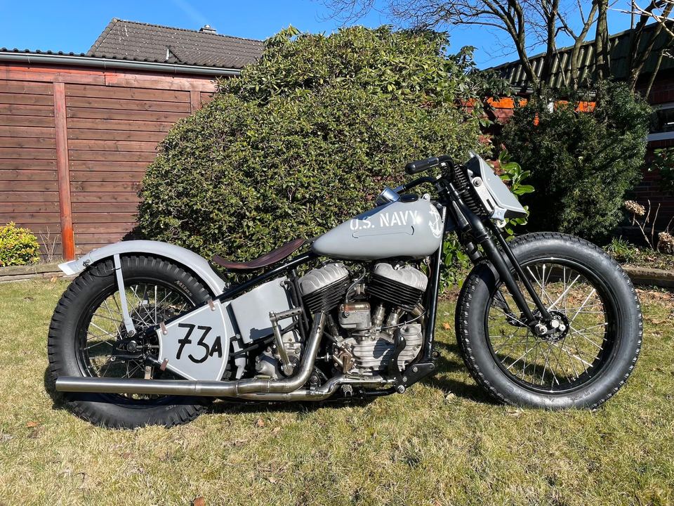 1947 Harley Davidson U (front brake will be installed before technical inspection and race) of Jan Philipp