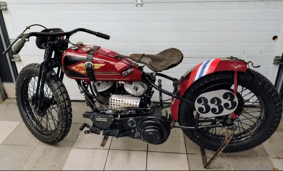 1932 Harley Davidson DL of Morten Tangen & Ronald Husvik